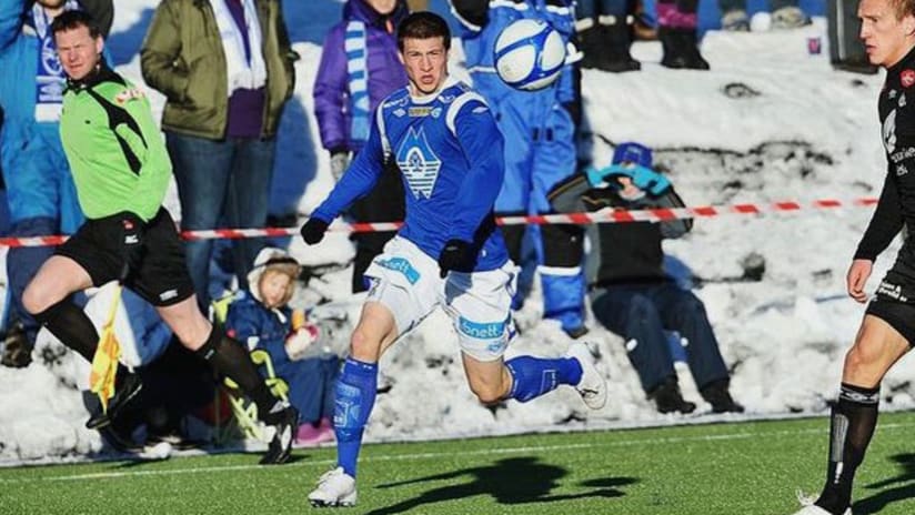 Josh Gatt with Molde FK.