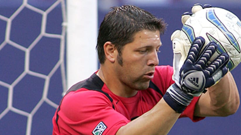 Tony Meola started for the Eastern Conference All-Stars.