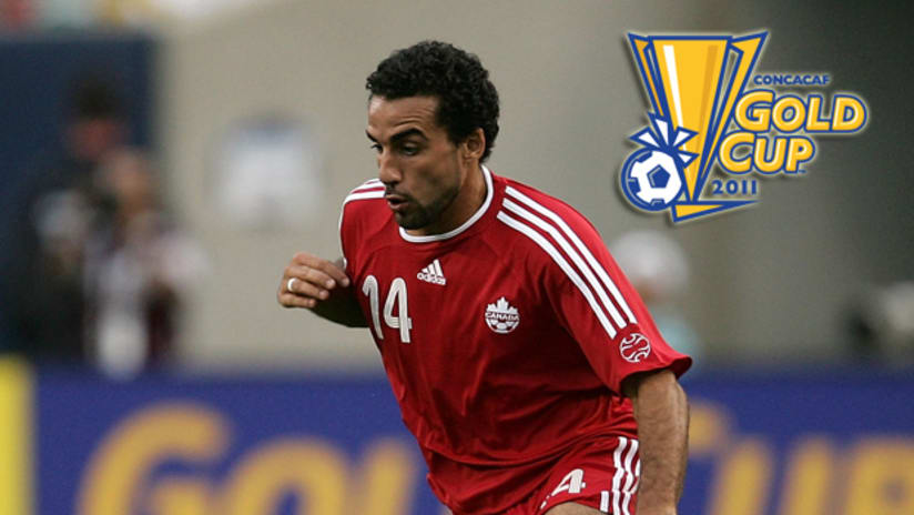 Dwayne De Rosario with the Canadian national team
