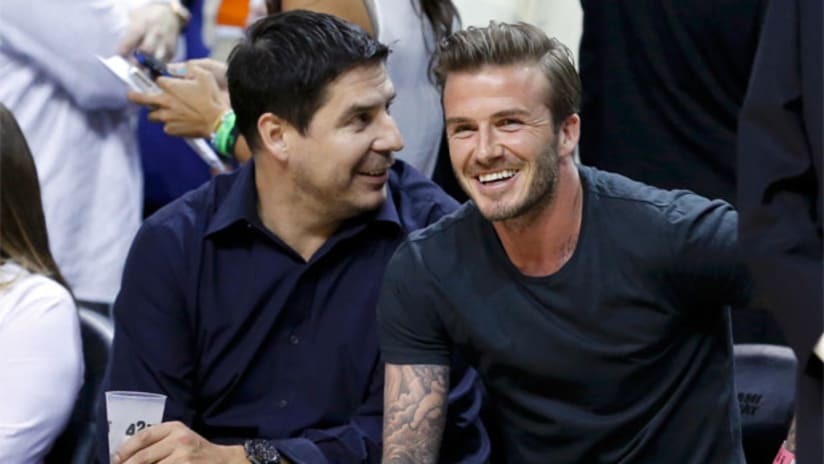 Marcelo Claure and David Beckham