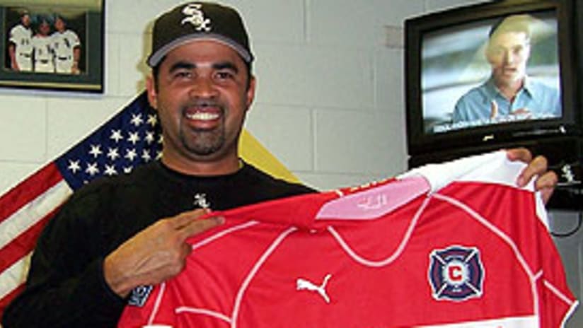 White Sox manager Ozzie Guillen is a big supporter of the Chicago Fire.