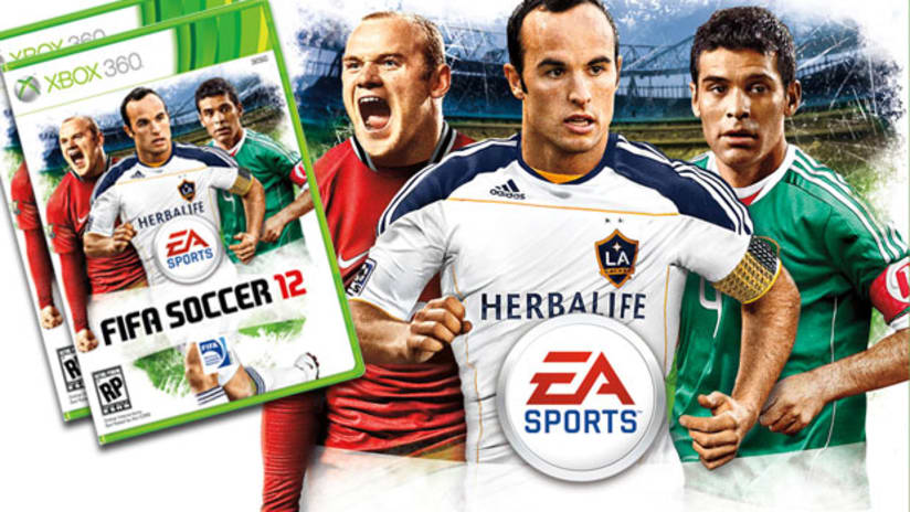 Rooney, Donovan, Marquez on cover of EA SPORTS FIFA Soccer 12