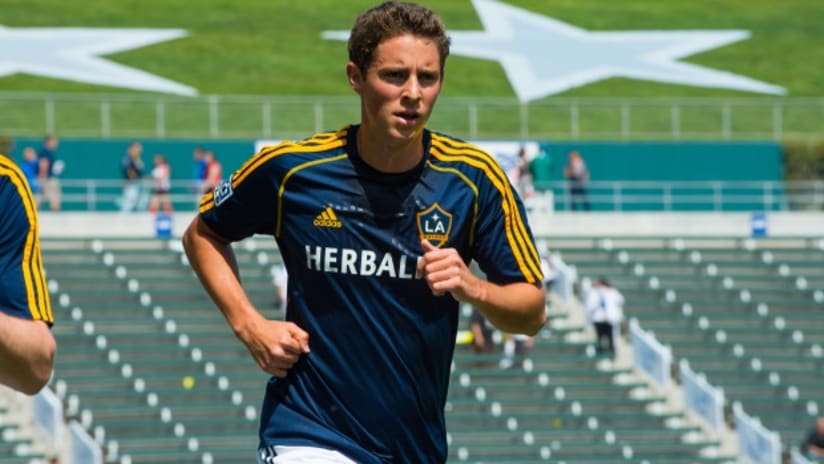 Chandler Hoffman with the LA Galaxy