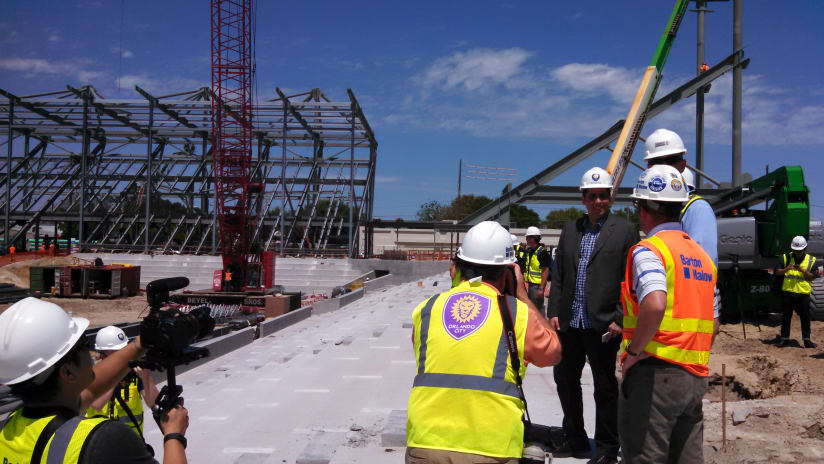 Orlando City Stadium construction - April 2016 (1)