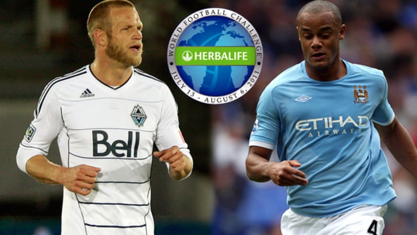 Vancouver will face Manchester City in the World Football Challenge