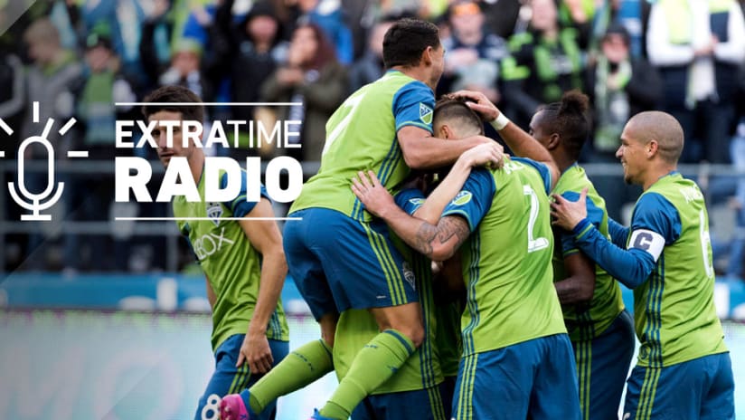 Seattle Sounders - ExtraTime Radio - team celebration