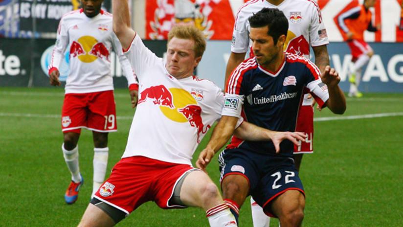 Dax McCarty and Benny Feilhaber battle at RBA