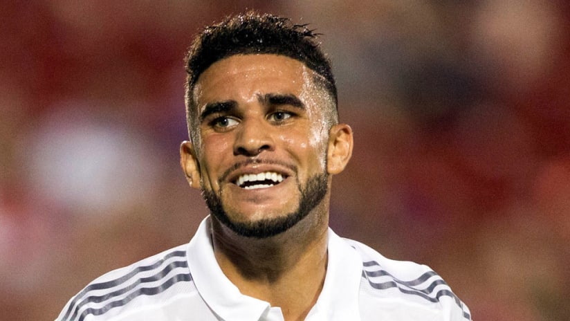 Dom Dwyer - Sporting KC - Close up shot