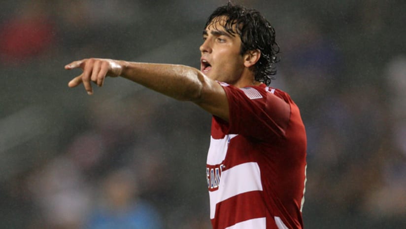 FC Dallas defender George John picked the opportune time to score his first goal of 2010