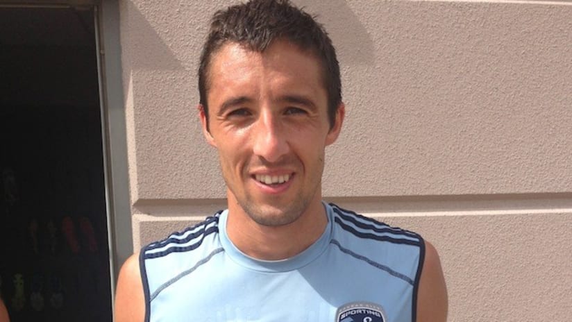 Sporting KC defender Federico Bessone