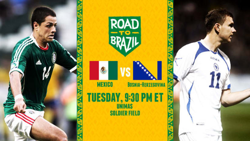 Mexico Bosnia, Road to Brazil, preview image