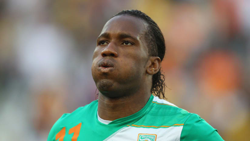 Didier Drogba did not score nor could he save the Ivory Coast's hopes.
