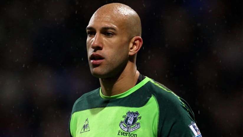 Tim Howard and Everton came up empty on Sunday against Bolton.