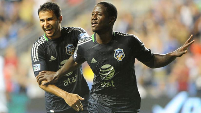 Eddie Johnson in the 2012 All-Star Game