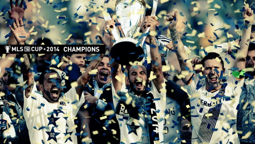 MLS Cup 2014: LA Galaxy Champions, trophy