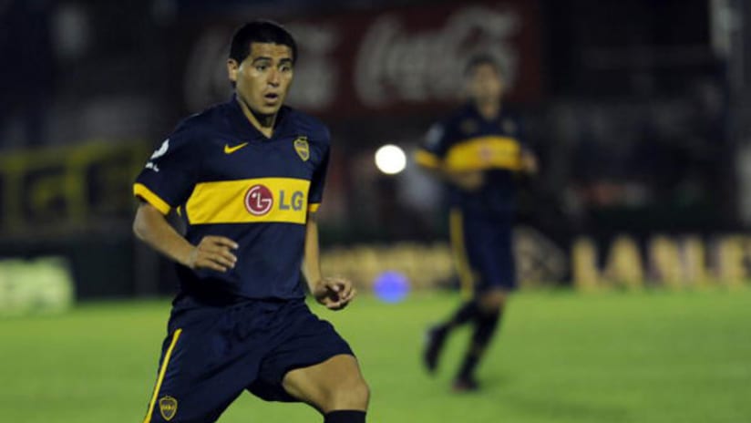 Juan Román Riquelme  and Boca Juniors are on their way to Los Angeles.