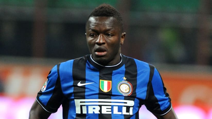 Ghanaian star Sulley Muntari is in the US for a second straight summer with Inter Milan.