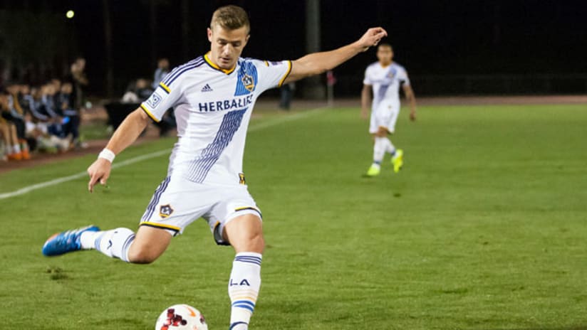 Robbie Rogers in action with LA Galaxy II