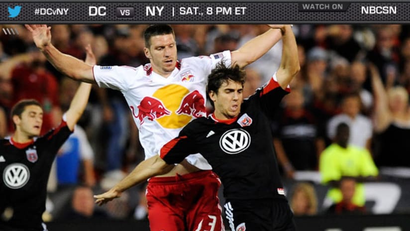 2012 MLS Playoffs: New York's Kenny Cooper and D.C. United's Dejan Jakovic