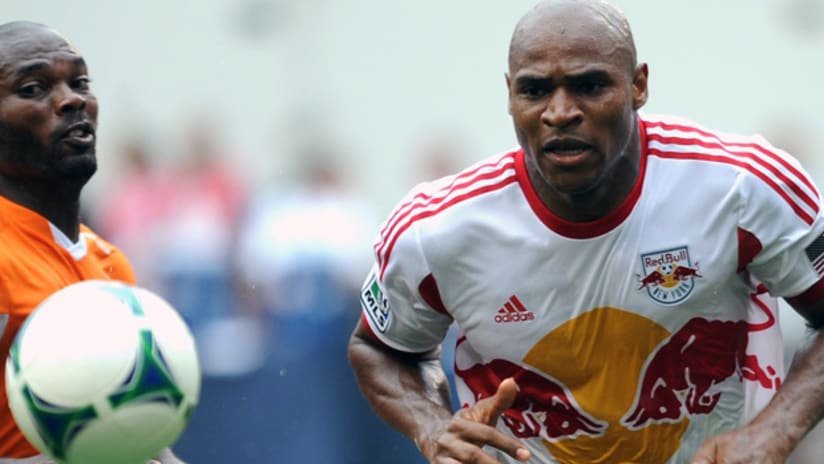 Jamison Olave with the Red Bulls