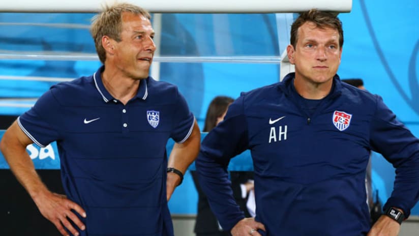 Jurgen Klinsmann and Andreas Herzog - USMNT