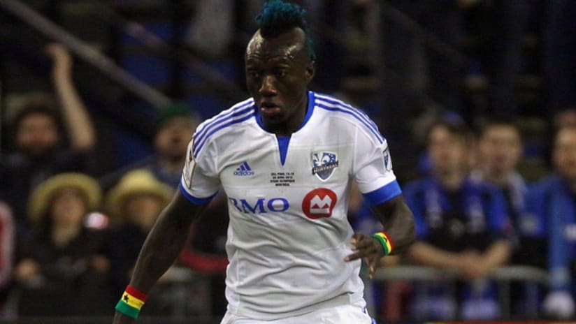 Dominic Oduro in action for the Montreal Impact