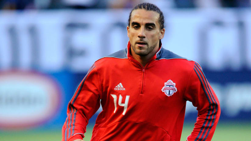 Dwayne De Rosario entered the game as a substitute in TFC's 0-0 tie with Vancouver.