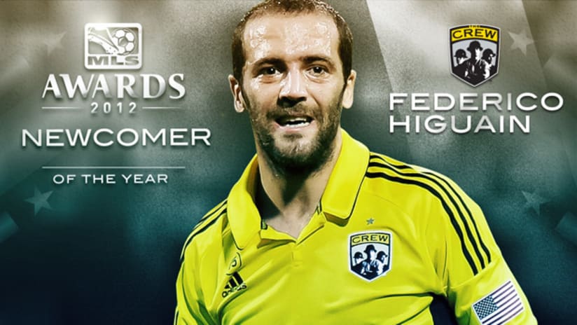 2012 Newcomer of the Year: Gonzalo Higuain, Columbus Crew