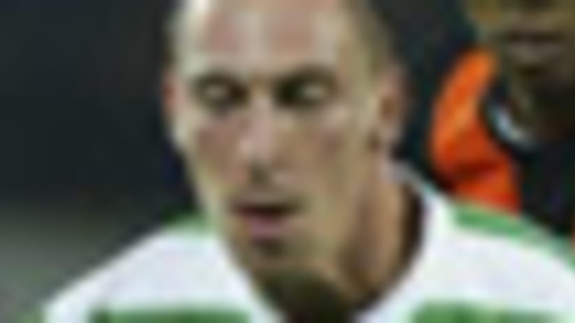 Scott Brown and Celtic have not had the same Champions League success away from Parkhead.
