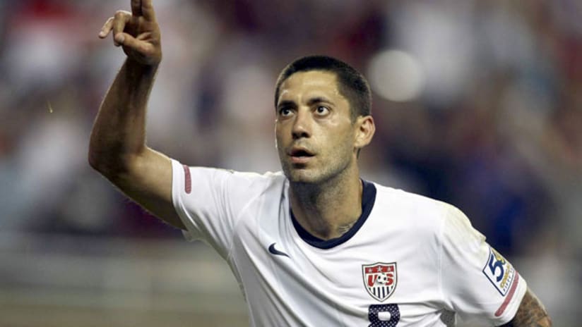 Clint Dempsey and the US face Guadeloupe on Tuesday.