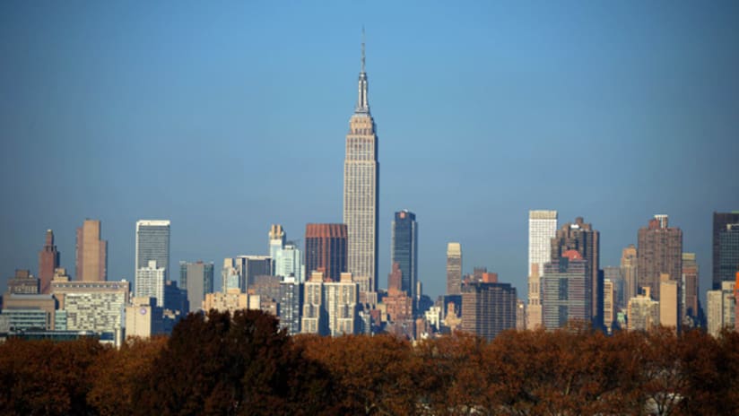 The Empire State Building New York City skyline