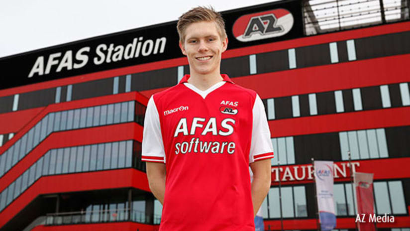 AZ Alkmaar's Aron Johannsson