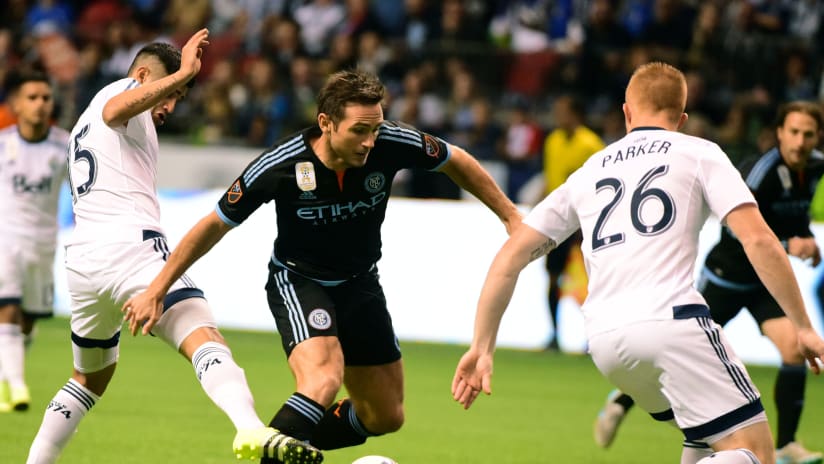Frank Lampard - New York City FC - dribbling vs. Vancouver Whitecaps