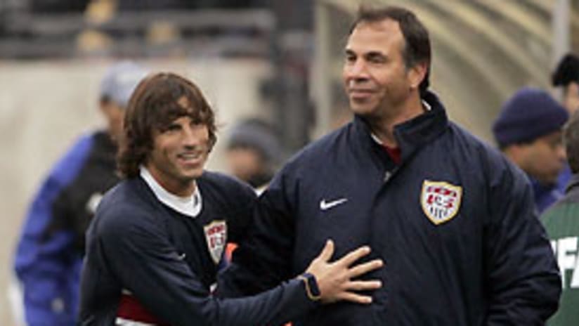 Frankie Hejduk (left) will join the U.S. team in Cary, N.C., on May 9.