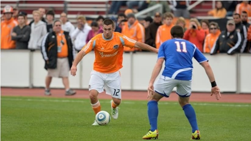 Houston Dynamo rookie Will Bruin bagged a hat trick vs. SMU.