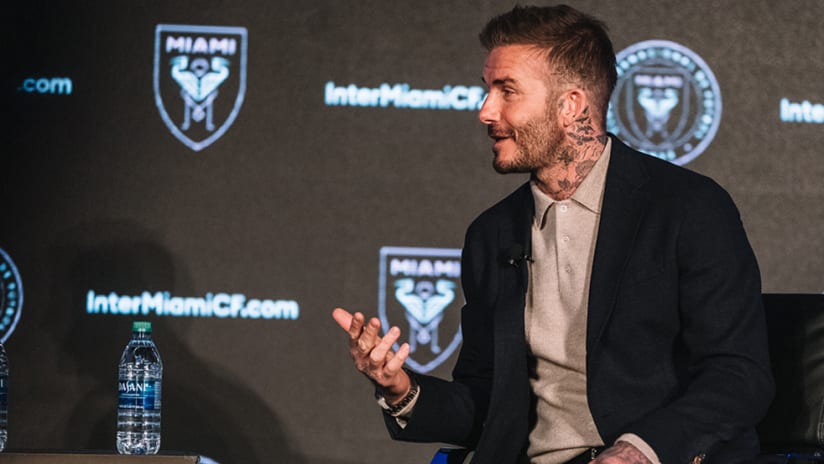 David Beckham - Inter Miami - MLS Media Day