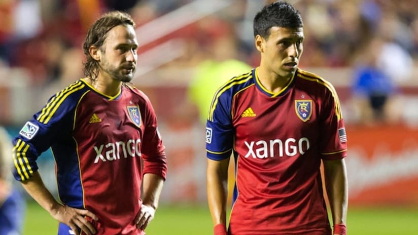 Javier Morales and Ned Grabavoy