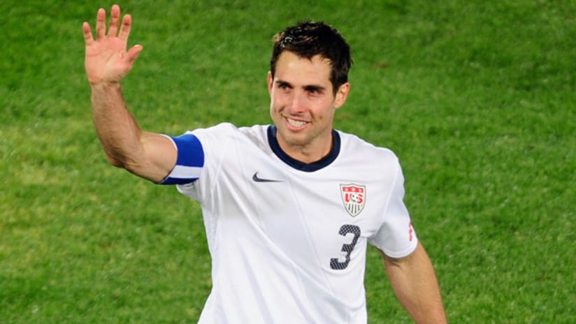 Carlos Bocanegra rejoined the US national team for the first time since the World Cup.