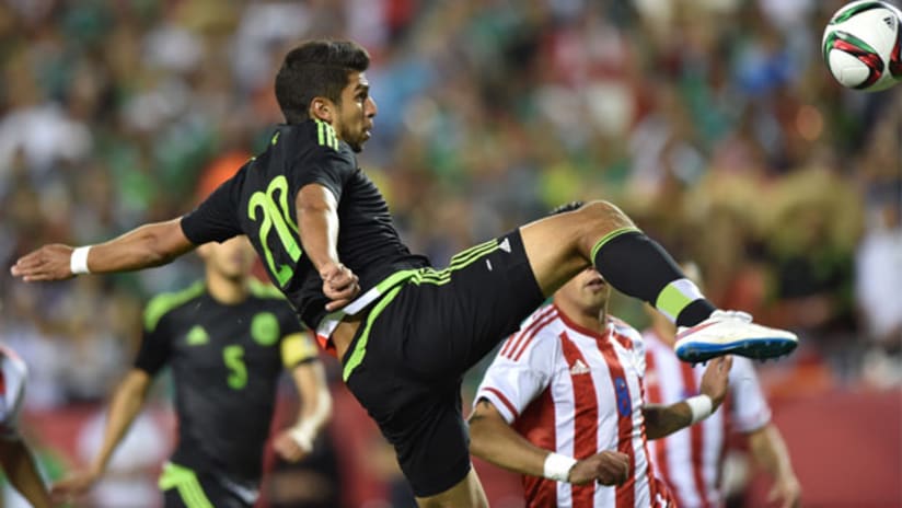 Eduardo Herrera - Lalo - scores a goal on his Mexico debut