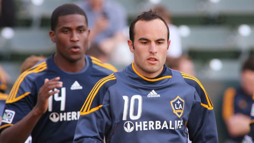 US stars Edson Buddle and Landon Donovan returned to the Galaxy lineup Sunday vs. Seattle.
