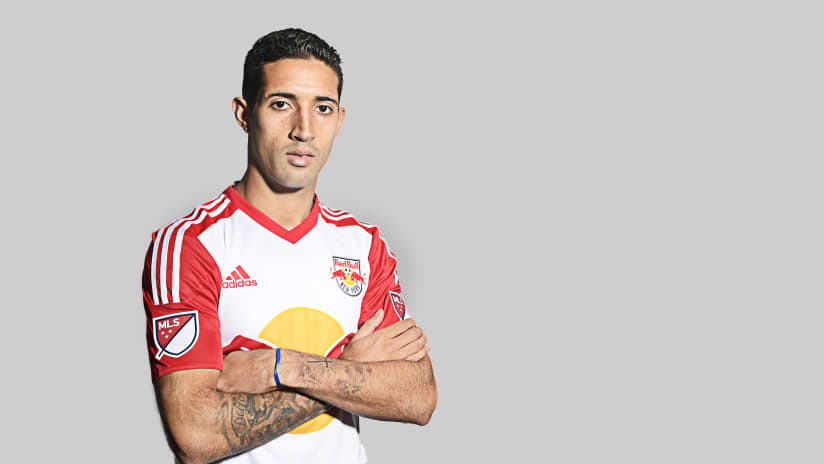Gonzalo Veron in a Red Bulls jersey