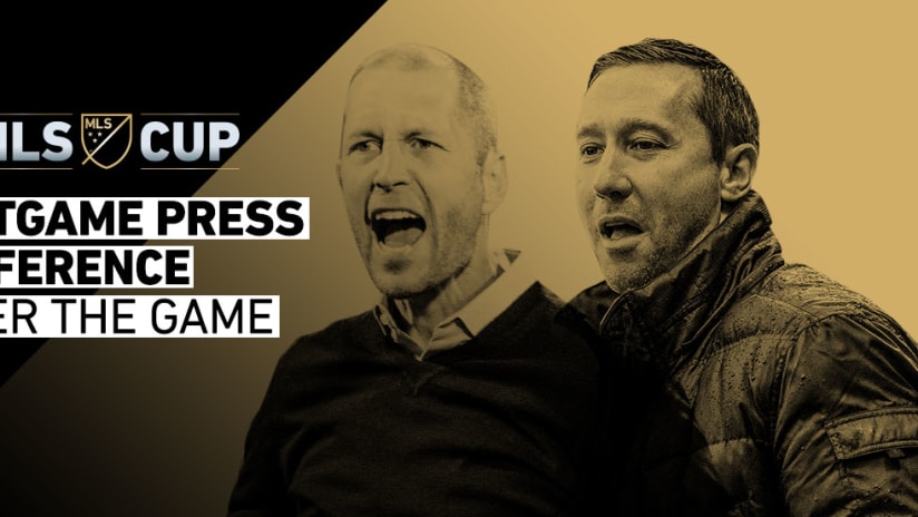 2015 MLS Cup - postgame press conference - promotion - Columbus Crew SC - Portland Timbers