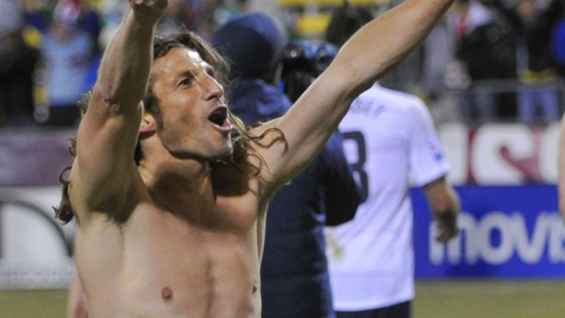 Frankie Hejduk after the US' 2-0 win over Mexico in February, 2009