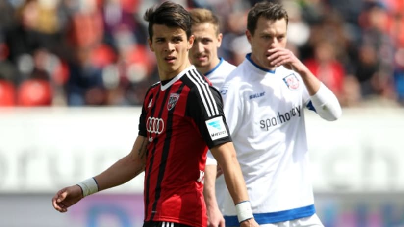 Alfredo Morales in action with Ingolstadt (May 2015)