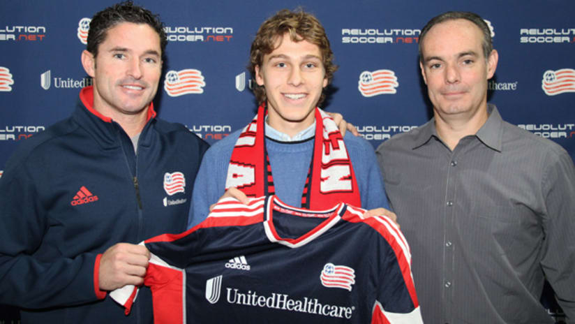 Revolution Homegrown signing Scott Caldwell (with sponsor)