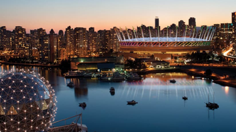 BC Place, home of the Vancouver Whitecaps