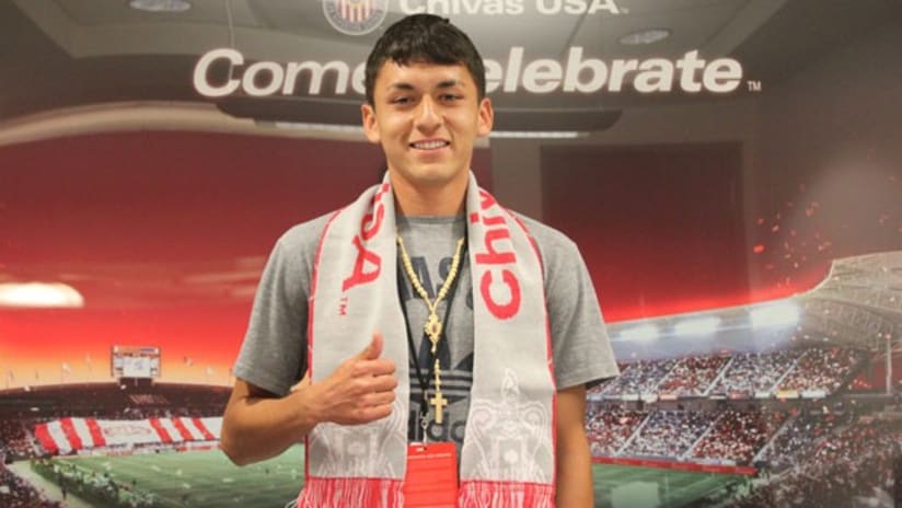 Chivas USA signed Homegrown midfielder Marky Delgado