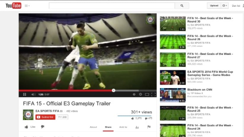 FIFA 15 trailer