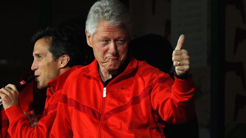 Bill Clinton has been a supporter of the US' World Cup bid.