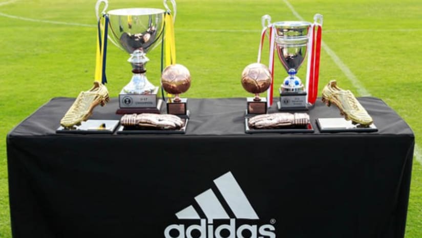 2011 Generation adidas Cup trophies
